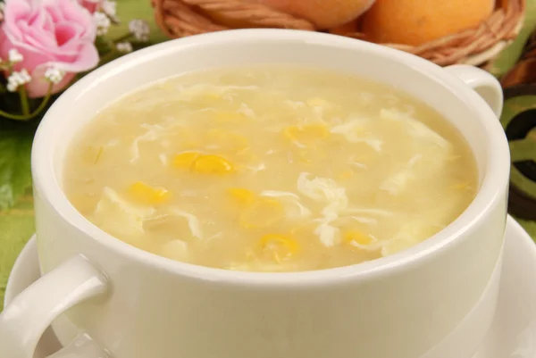トウモロコシ スープ — ストック写真