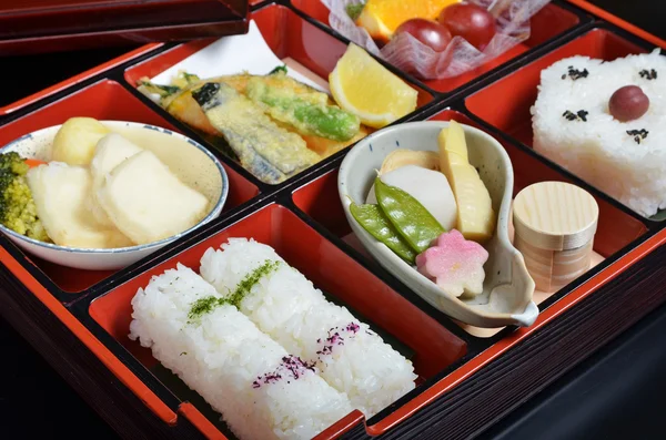 Japanese vegetarian lunch box — Stock Photo, Image