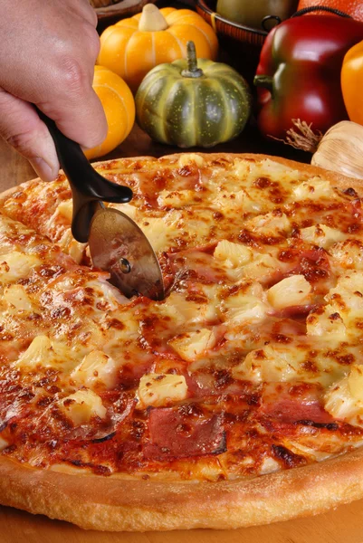 Pizza — Stockfoto