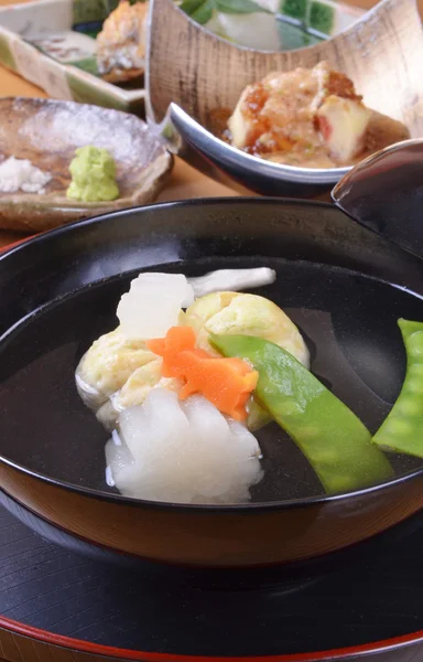 日本の野菜スープ — ストック写真