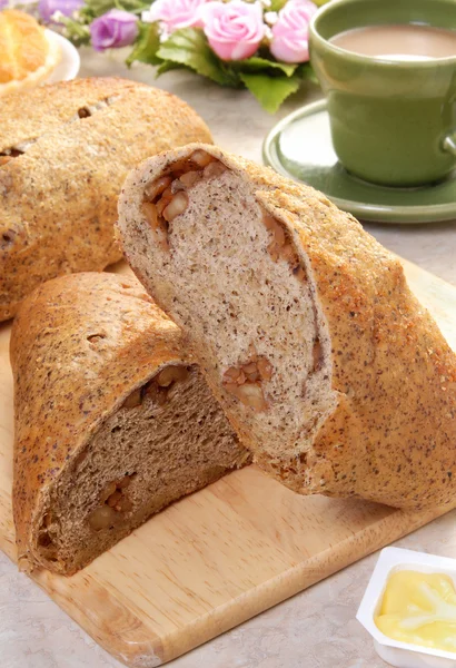 Walnussbrot — Stockfoto