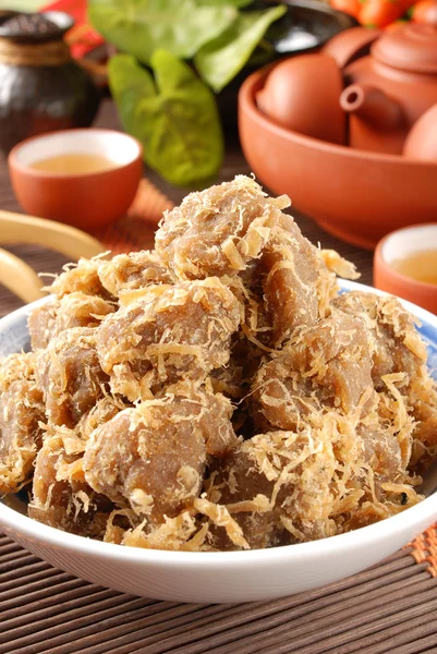 Dried soy bean curd — Stock Photo, Image