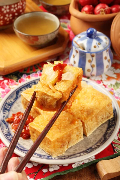 Smradlavé tofu — Stock fotografie