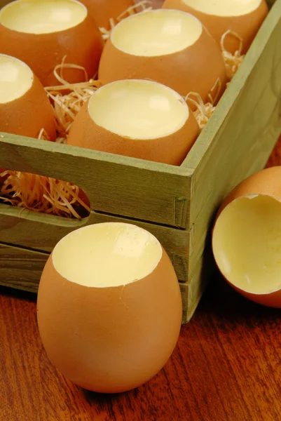 Jajko budyń — Zdjęcie stockowe