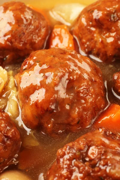 Braised pork balls in soy sauce — Stock Image Braised pork balls in soy sauce Stock Picture