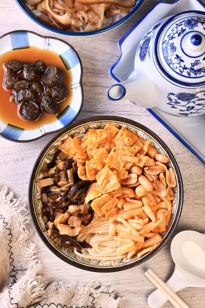 Comida Famosa Chinesa Macarrão Arroz Caracóis Rio Liuzhou — Fotografia de Stock