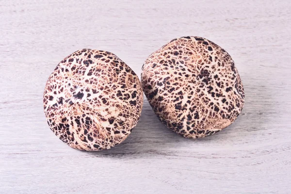 Panini Sesamo Forma Fungo Sul Tavolo — Foto Stock