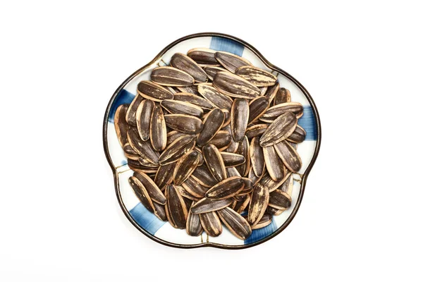 Sunflower Seeds White Background — Stock Photo, Image