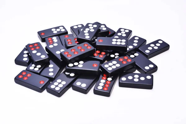 Chinese Dominoes White Background — Foto de Stock