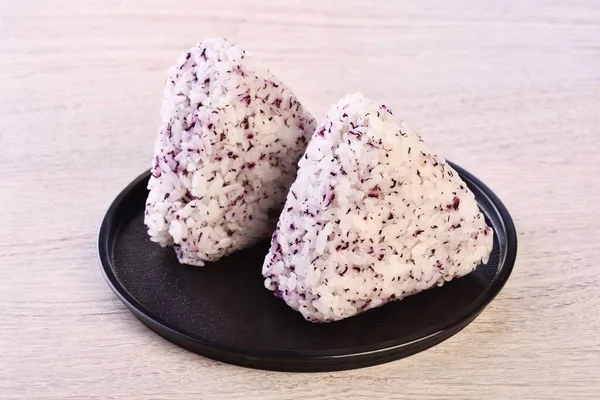 Japanese Cuisine Onigiri Perilla Plum Rice Ball — Stock Photo, Image