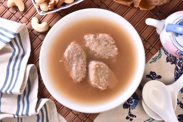 Postre Taiwanés Sopa Taro Dulce —  Fotos de Stock
