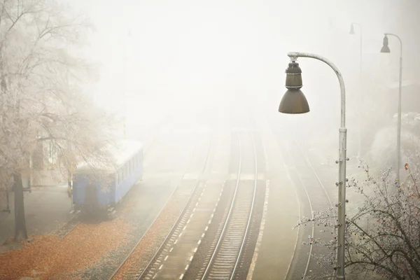 Stacja kolejowa — Zdjęcie stockowe