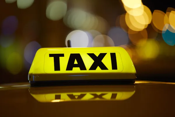 Taxi — Stockfoto