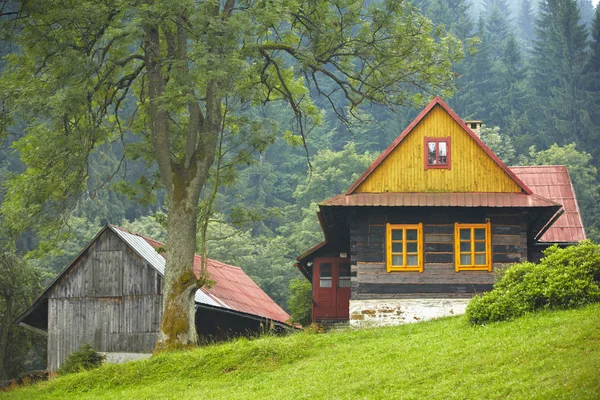 Villaggio di montagna — Foto Stock