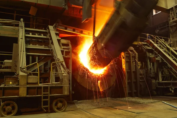 Hot steel — Stock Photo, Image