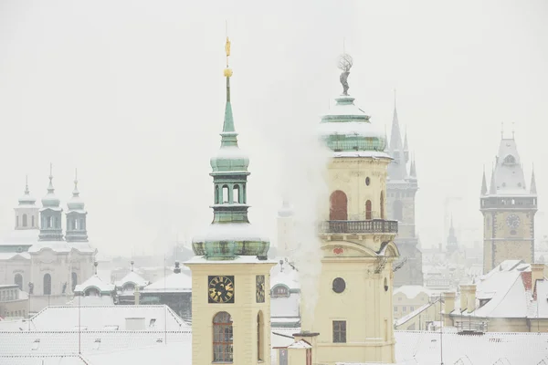 Prague at winter — Stock Photo, Image