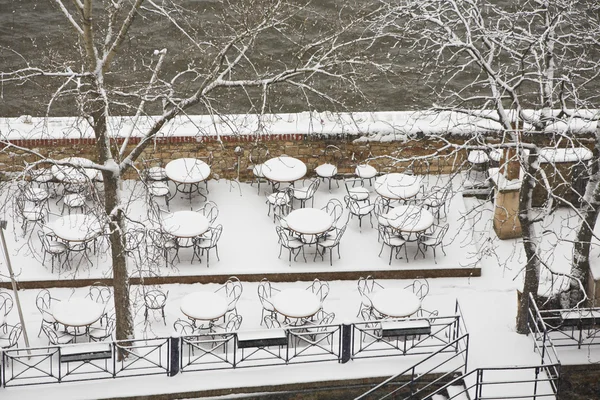 Prague in winter — Stock Photo, Image