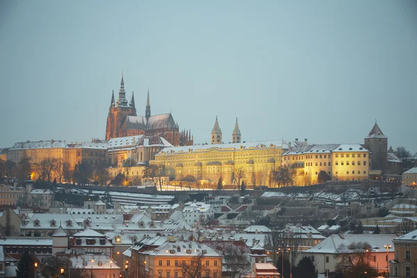 Praha slott – stockfoto