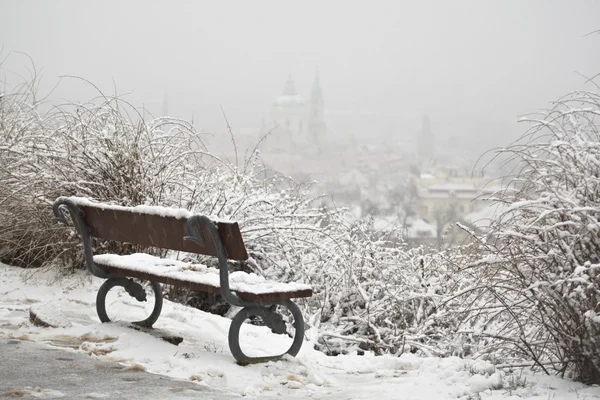 Stad in winter — Stockfoto