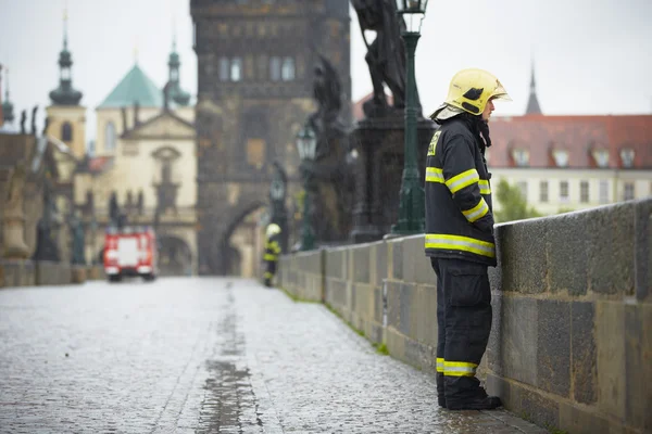 Flood in Prague — Stock Photo, Image