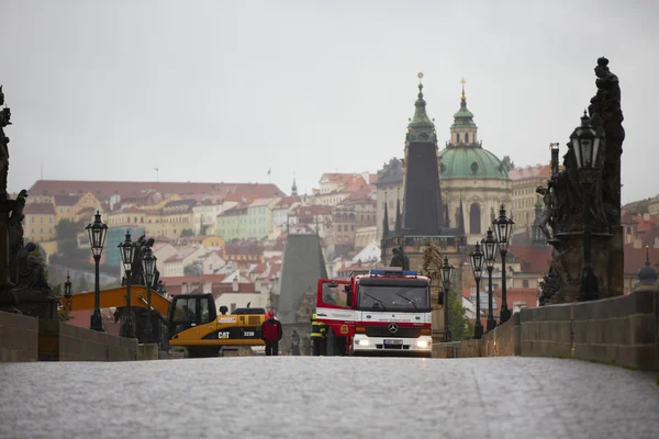 プラハでの洪水します。 — ストック写真