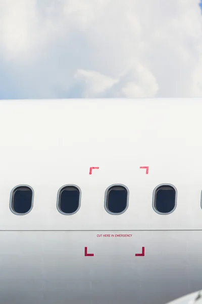 Вікна літака — стокове фото