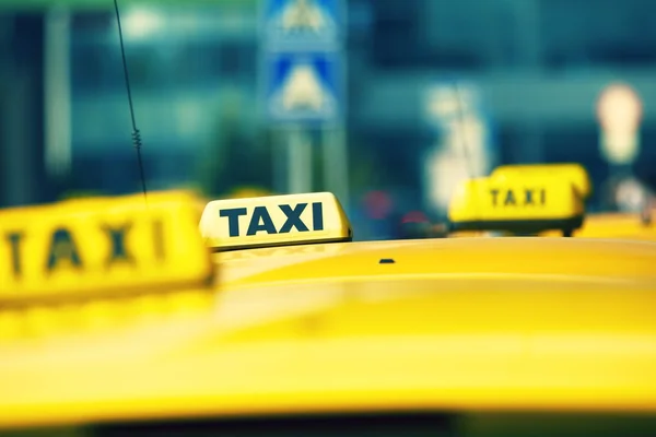 Taxi — Stockfoto