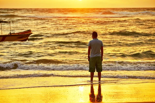 Na praia — Fotografia de Stock