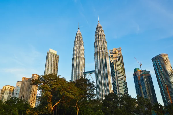 Petronas İkiz Kuleleri — Stok fotoğraf