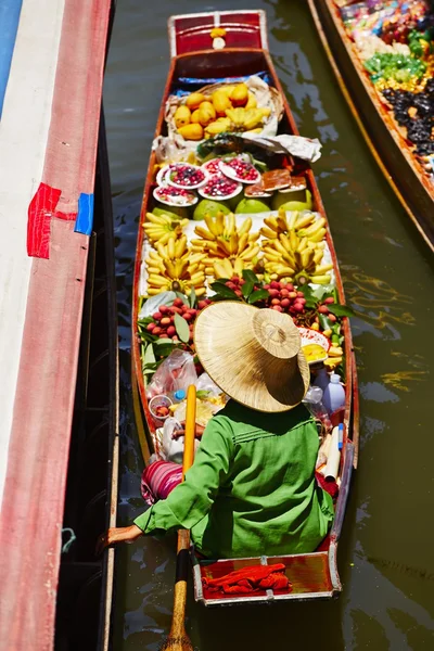 Mercato galleggiante — Foto Stock