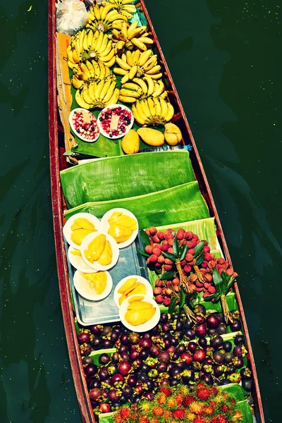 Mercado flotante — Foto de Stock