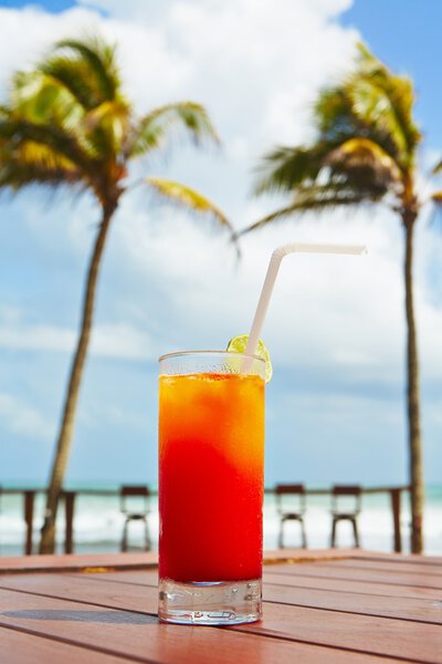 Drink on the beach