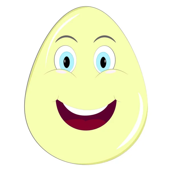 Velikonoční Vajíčka Emoce Velikonoční Vajíčka Dovolená Velikonoční Ozdoby — Stockový vektor