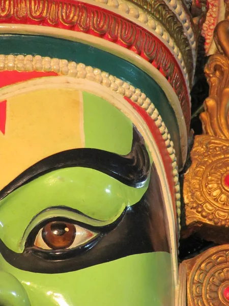 Kathakali ogen close-ups — Stockfoto