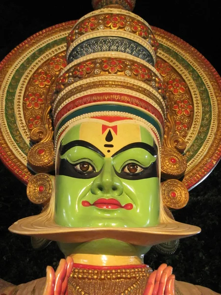 Kathakali ใน Kerala — ภาพถ่ายสต็อก