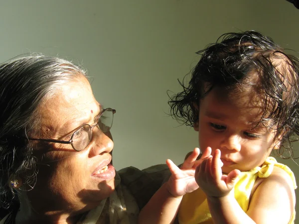 Nonna e nipote Foto Stock Royalty Free