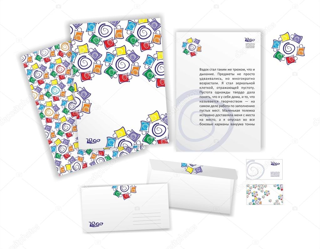Print ready corporate identity Stationery. Add your own business name and text and you can be ready to go to print with this professionally designed suite of materials.