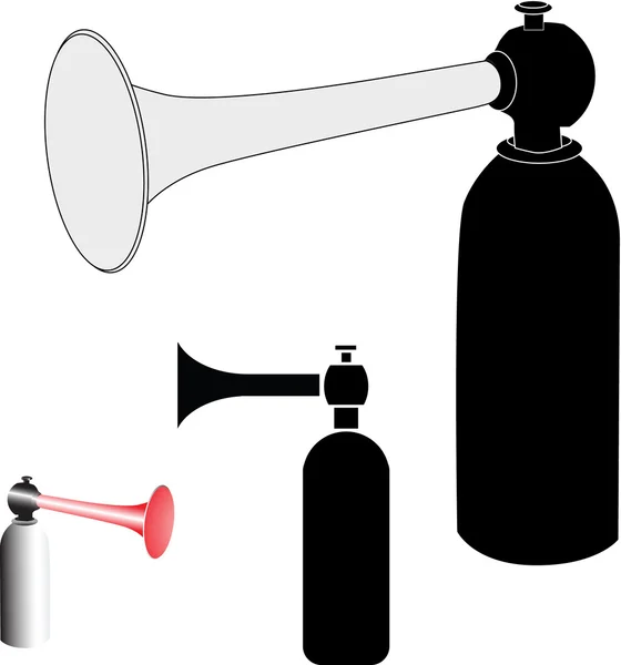 The air horn — Stock Vector