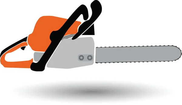 Chainsaw geïsoleerd — Stockvector