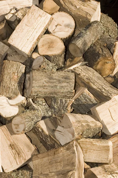 Chopped firewood logs — Stock Photo, Image