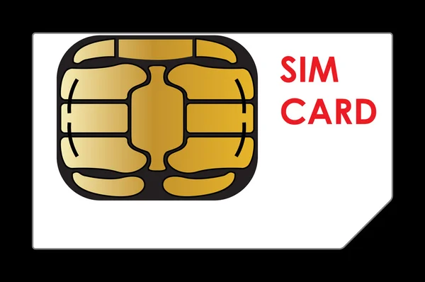 Tarjeta SIM — Vector de stock