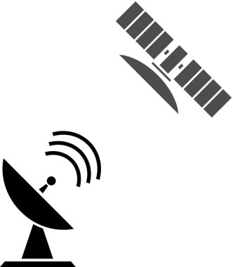 Satellite icon button