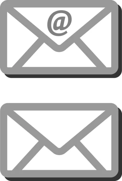 Email segno busta — Vettoriale Stock
