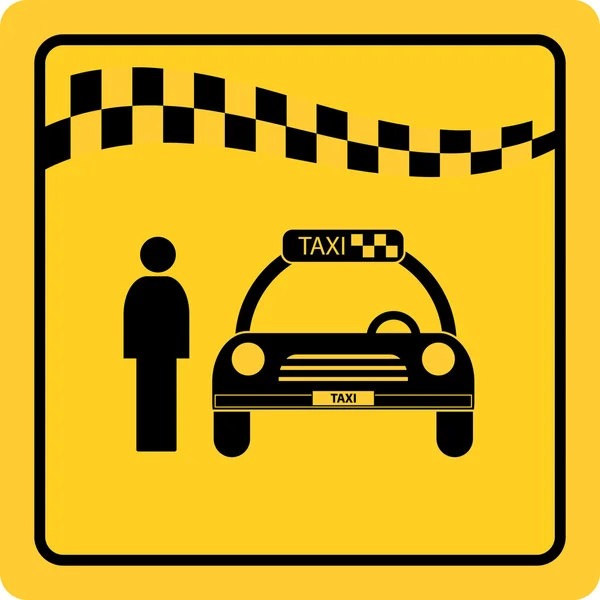 Señal de taxi — Archivo Imágenes Vectoriales