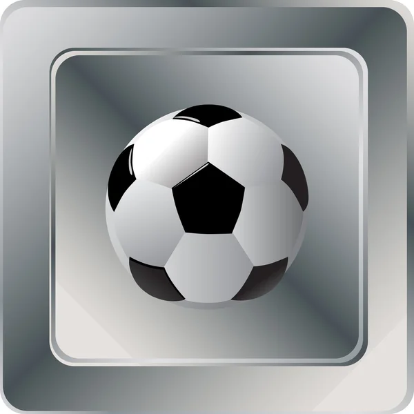 Ikona piłki nożnej — Wektor stockowy