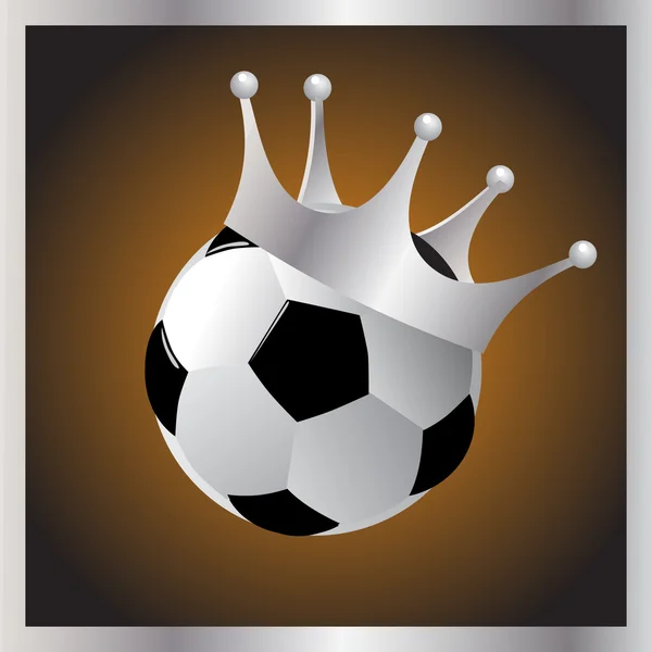 Roi du football — Image vectorielle