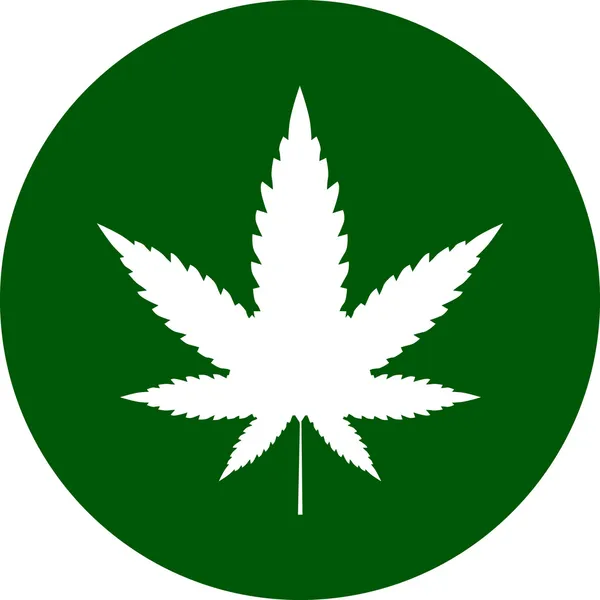 Icône cannabis — Image vectorielle