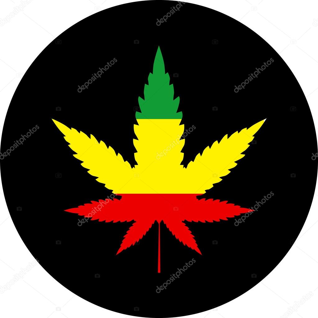 Rasta cores maconha sinal Vetor de ©renatas76 43107879, image size:1024x1024