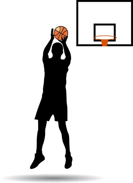 Basketbalspeler Stockvector