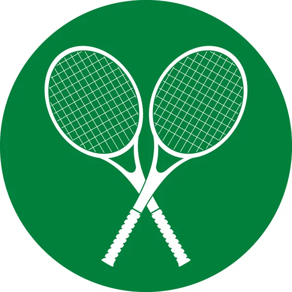 Raquettes de tennis — Image vectorielle